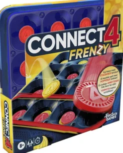 Connect 4 - Frenzy - Fire På Stribe Brætspil - Hasbro G2782