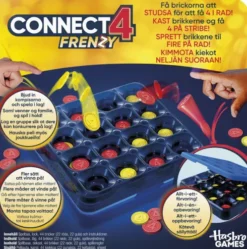 Connect 4 - Frenzy - Fire På Stribe Brætspil - Hasbro G2782