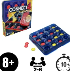 Connect 4 - Frenzy - Fire På Stribe Brætspil - Hasbro G2782