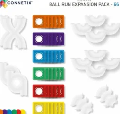 Connetix - Ball Run Expansion Pack - Rainbow - Ct-R-00066-Br