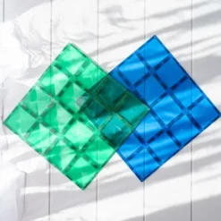 Connetix - Base Plate - Rainbow Blue & Green - Ct-R-Bg002-Bp