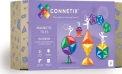 Connetix - Expansion Pack - Magnetsæt 36 Dele - Rainbow - Ct-R-00036-Se