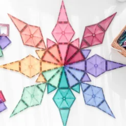 Connetix - Geometry Pack - Magnetsæt 40 Dele - Pastel - Ct-P-00040-Ge