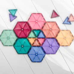 Connetix - Geometry Pack - Magnetsæt 40 Dele - Pastel - Ct-P-00040-Ge