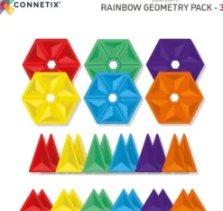 Connetix - Geometry Pack - Magnetsæt 30 Dele - Ct-R-00030-Ge