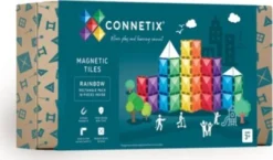 Connetix - Ractangle Pack - 18 Dele - Rainbow - Ct-R-00018-Re