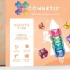 Connetix - Square Pack - Magnetsæt 40 Dele - Pastel - Ct-P-00040-Sq