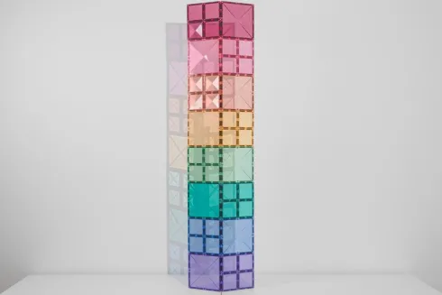 Connetix - Square Pack - Magnetsæt 40 Dele - Pastel - Ct-P-00040-Sq