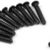 Countersunk Self Tapping 2X12Mm - 12Pcs - 540160 - Blackzon