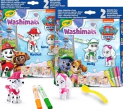 Crayola - Washimals Paw Patrol 2 Hvalpe Assorterede