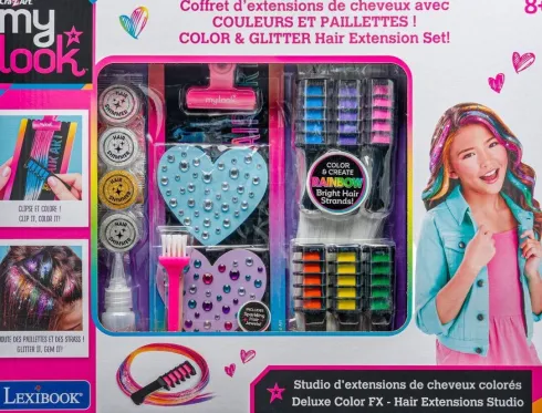 Cra-Z-Art - My Look Color & Glitter Hair Extension Studio Set