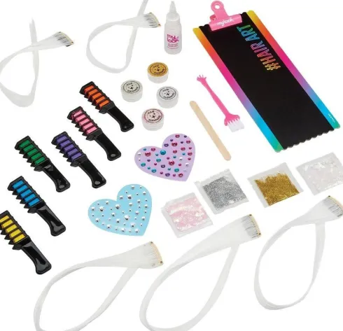 Cra-Z-Art - My Look Color & Glitter Hair Extension Studio Set