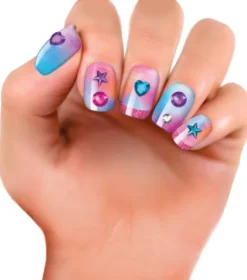 Cra-Z-Art - My Look Sparkling Glitter Tattoos & Nails - Kit Til Børn