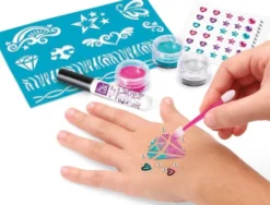 Cra-Z-Art - My Look Sparkling Glitter Tattoos & Nails - Kit Til Børn