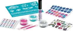 Cra-Z-Art - My Look Sparkling Glitter Tattoos & Nails - Kit Til Børn