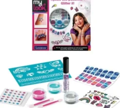 Cra-Z-Art - My Look Sparkling Glitter Tattoos & Nails - Kit Til Børn