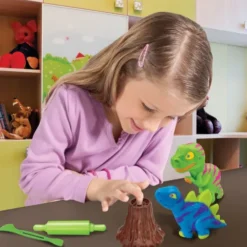 Cra-Z-Art - Softee Dough - Dino Glow Dough Sæt - Lexibook