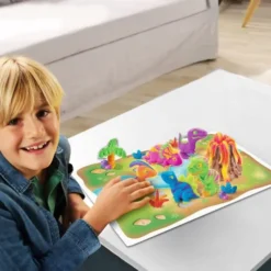 Cra-Z-Art - Softee Dough - Dino Glow Dough Sæt - Lexibook