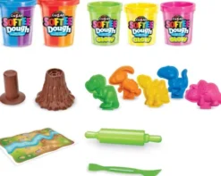Cra-Z-Art - Softee Dough - Dino Glow Dough Sæt - Lexibook