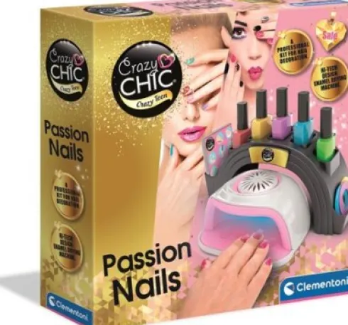 Crazy Chic - Negle Salon Sæt Med Negletørrer - Passion Nails