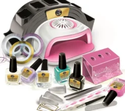 Crazy Chic - Negle Salon Sæt Med Negletørrer - Passion Nails