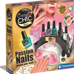 Crazy Chic - Negle Salon Sæt Med Negletørrer - Passion Nails