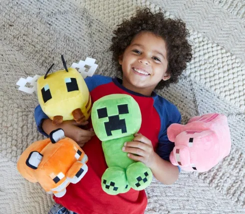 Creeper Bamse - Minecraft - Grøn - 20 CM