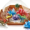 Crystal Growing - Dinosaur Terrarium Sæt Med 3 Dinosaurer