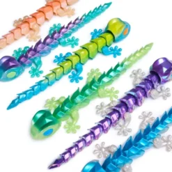 Crystalynx - Gecko - 5 CM - Action Figur - Assorteret