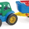 Dantoy - Classic Recycled Traktor Legetøj Med Anhænger - Plastik