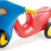 Dantoy - Scooter Gåbil Med Gummihjul - Rød Blå