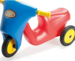 Dantoy - Scooter Gåbil Med Gummihjul - Rød Blå