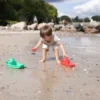 Dantoy - Strandsæt Til Børn - Båd Spand Skovl Rive - 4 Dele