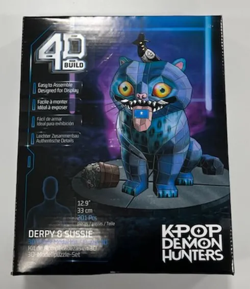 4D Build - K-Pop Demon Hunters - Derpy Tiger & Sussie Bird