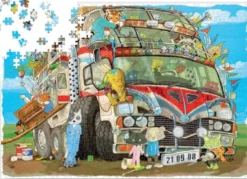 Den Fantastiske Bus Puslespil - 1000 Brikker