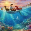 Den Lille Havfrue Puslespil - Thomas Kinkade - 500 Brikker - Schmidt