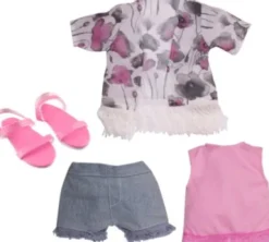 Design A Friend Sæt Med Shorts Og Bluse