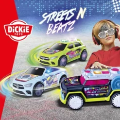 Dickie Toys - Beat Breaker - Legetøjs Racerbil Med Lyd Og Lys
