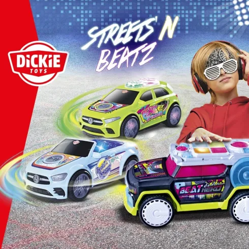 Dickie Toys - Beat Breaker - Legetøjs Racerbil Med Lyd Og Lys