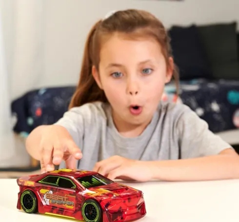 Dickie Toys - Beat Breaker - Legetøjs Racerbil Med Lyd Og Lys