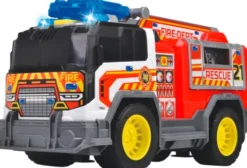 Dickie Toys - Brandbil Legetøj Med Lys Og Lyd - Fire Rescue Unit