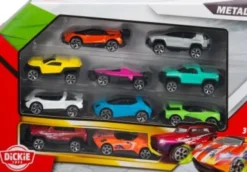 Dickie Toys - Die-Cast Biler I Metal - 10 Pak