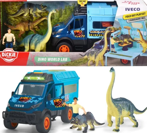 Dickie Toys - Dino World Lab - Dinosaur Figur Legesæt