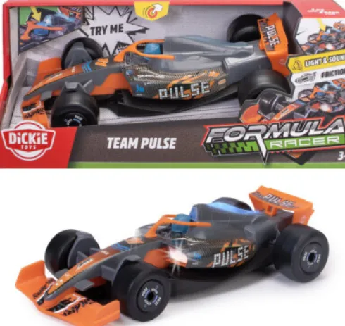 Dickie Toys - Formula Racer Team Pulse - Racerbil Legetøj