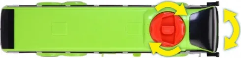 Dickie Toys - Man Lion's Coach Flixbus Legetøj - Grøn