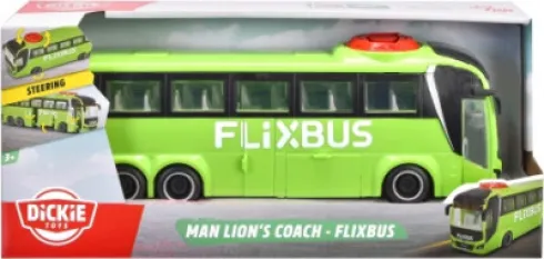 Dickie Toys - Man Lion's Coach Flixbus Legetøj - Grøn