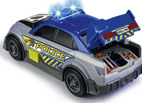Dickie Toys - Police Car - Politibil Legetøj Med Lyd Og Lys
