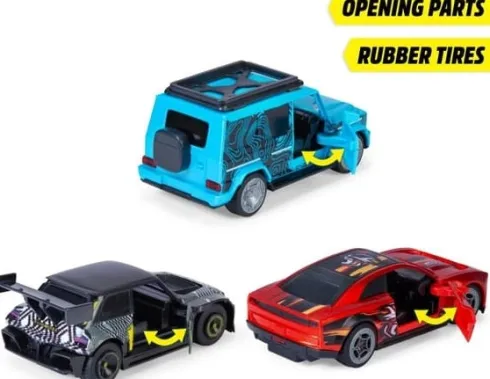 Dickie Toys - Pullback Racer - Racerbil Legetøj - Assorteret