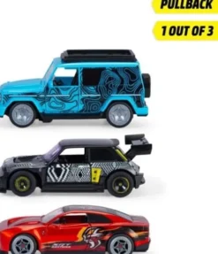 Dickie Toys - Pullback Racer - Racerbil Legetøj - Assorteret