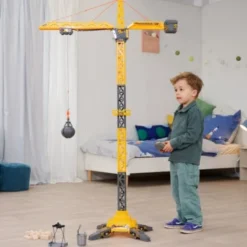 Dickie Toys - Rc Fjernstyret Kæmpe Titan Kran - Med Lys